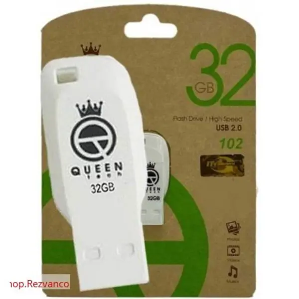 فلش مموری کوئین تک کد 102 ظرفیت 32 گیگابایت Queen tech 102 Flash Memory 32GB - 4