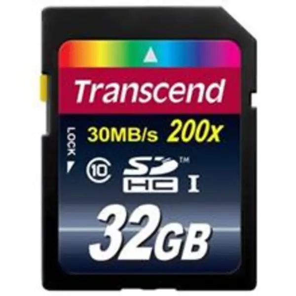 کارت حافظه ترنسند مدل کلاس 10 پریمیوم با ظرفیت 32 گیگابایت Transcend SDHC Class 10 Premium Memory Card 32GB