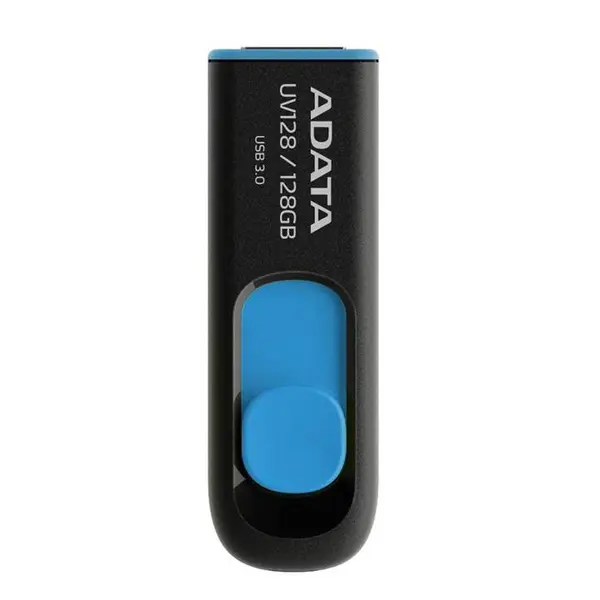 فلش مموری ای دیتا با ظرفیت 128 گیگابایت ADATA DashDrive-UV128-USB-3.0-Flash-Memory-128GB