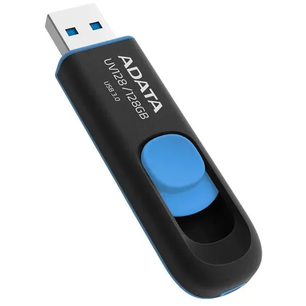فلش مموری ای دیتا با ظرفیت 128 گیگابایت ADATA DashDrive-UV128-USB-3.0-Flash-Memory-128GB