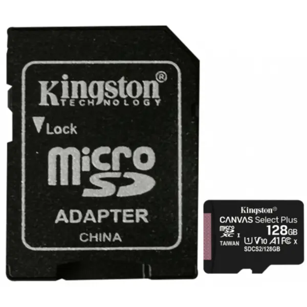 مموری کارت 128 گیگابایت Kingston مدل Canvas Select Plus