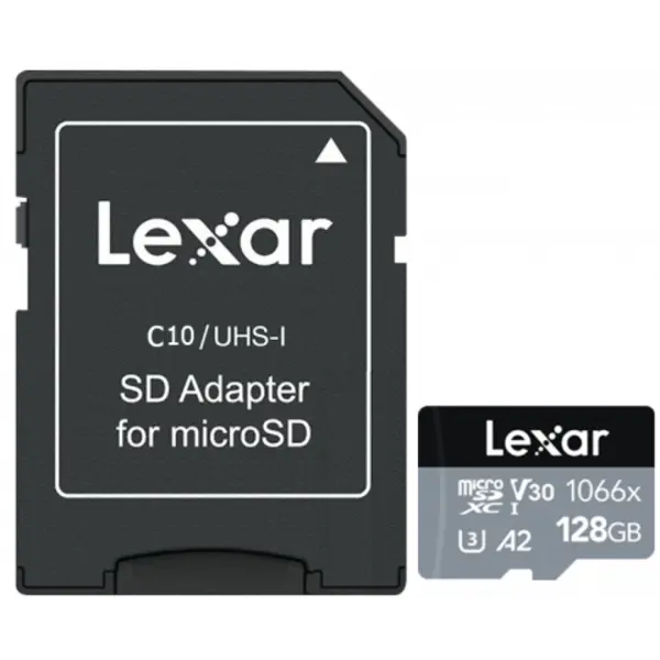 مموری کارت 128 گیگابایت Lexar مدل SILVER Professional 1066X