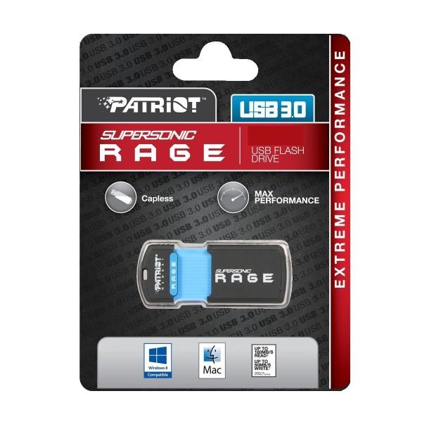 فلش 128 گیگابایت ریج  پاتریوت مدل Supersonic Rage XT Patriot Supersonic Rage XT 128GB USB 3.0 Flash Memory