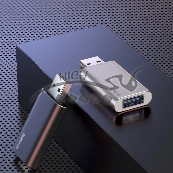 فلش مموری 16 گیگابایت و آداپتور شارژ بیسوس ACUP-A0A Baseus Enjoy Music U-Disk 16GB ACUP-A0A