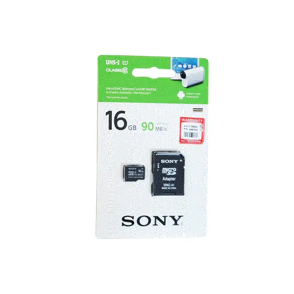 کارت حافظه سونی با ظرفیت 16 گیگابایت SONY microSDHC SR-16UYA 16GB UHS-I U1 Class 10 With Adapter - 4