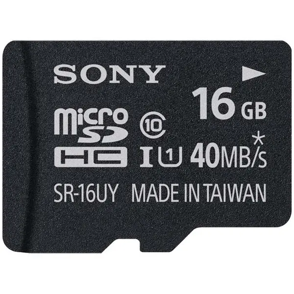 کارت حافظه سونی با ظرفیت 16 گیگابایت SONY microSDHC SR-16UYA 16GB UHS-I U1 Class 10 With Adapter - 2