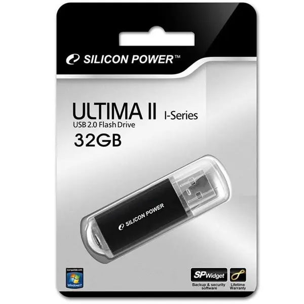 فلش مموری سیلیکون پاور مدل آلتیما 2 سری آی ظرفیت 32 گیگابایت Silicon Power Ultima II i-Series Flash Memory - 32GB - 2