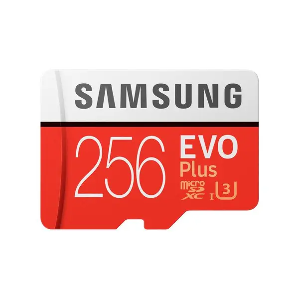 حافظه میکرو اس دی ایکس سی سامسونگ سری اوو پلاس با ظرفیت 256 گیگابایت SAMSUNG EVO Plus 256GB MicroSDXC Memory Card with Adapter