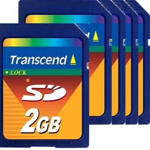 کارت حافظه و رم مموری 2 گیگ ترنسند sd Transcend 2 GB SD Flash Memory