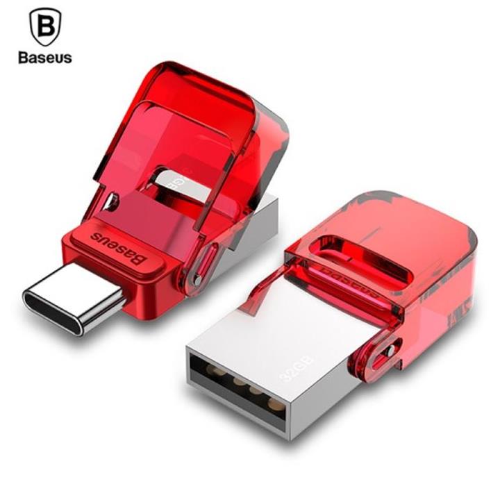 فلش مموری تایپ سی 32 گیگابایت بیسوس Baseus Red-hat Type c USB