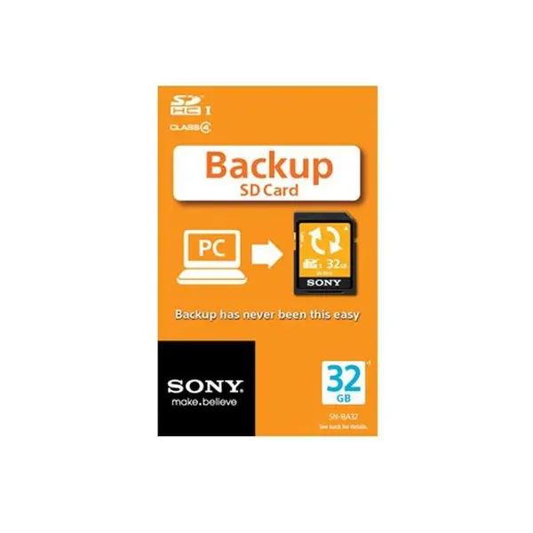 کارت حافظه اس دی 32GB Back Up SD Card -SNBA32 Sony 32GB Back Up SD Card - SNBA32