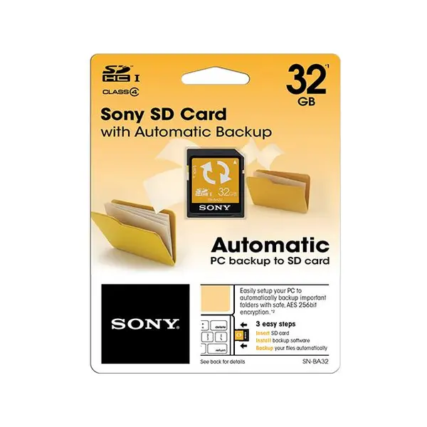 کارت حافظه اس دی 32GB Back Up SD Card -SNBA32 Sony 32GB Back Up SD Card - SNBA32