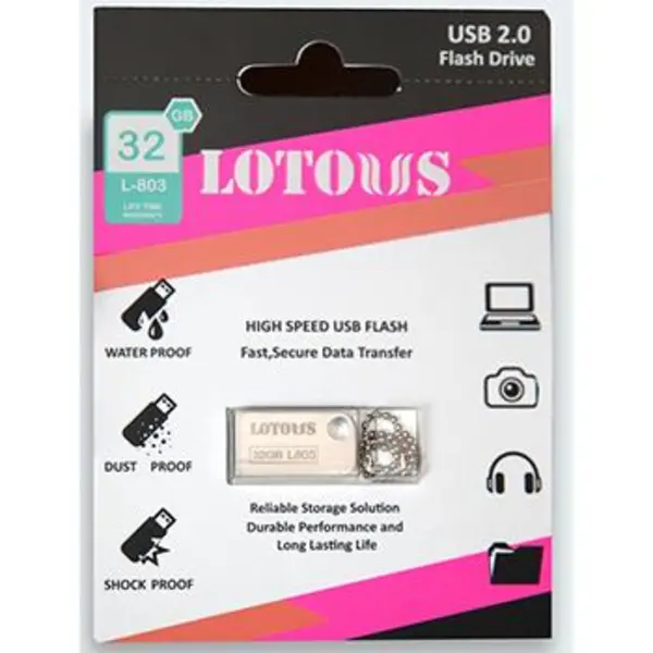 فلش مموری 32G لوتوس مدل L-803 Lotous L803 Flash Memory USB 2.0 32GB