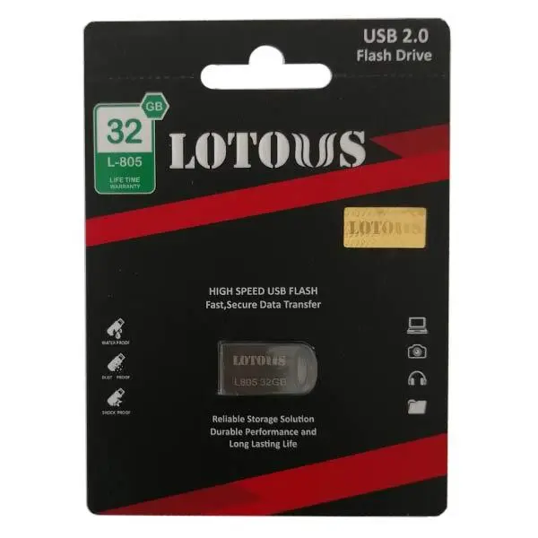 فلش مموری 32G لوتوس مدل L805 Lotous L805 Flash Memory USB 2.0 32GB