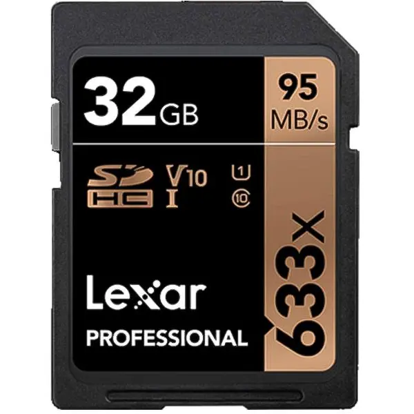 اس دی کارت لکسار مدل 633xظرفیت 32GB Lexar Lexar 32 GB SDHC Micro High Speed 633x UHS-1 95 MBs