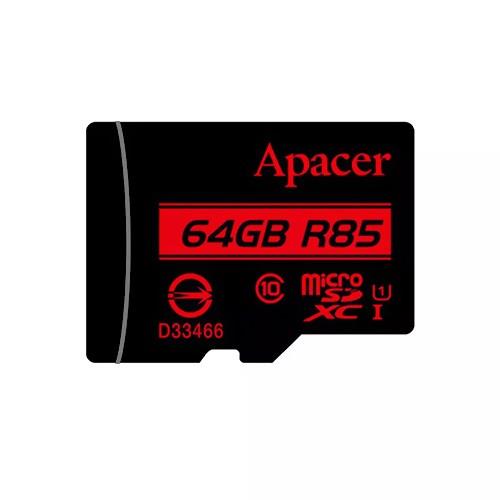 کارت حافظه و رم مموری 64 گیگابایت اپیسر Apacer U1 85MB/S Apacer 64GB U1 Class 10 microSDXC U