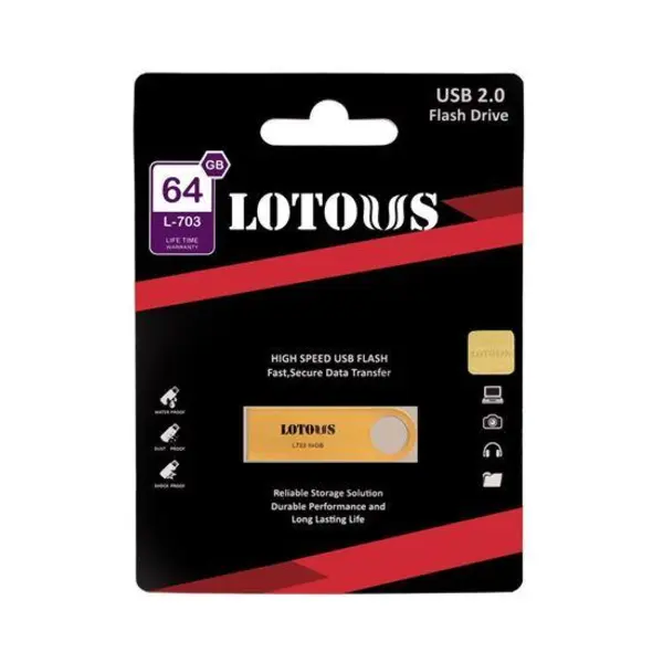 فلش مموری لوتوس 64GB مدل L703 Lotous L703 Flash Memory 64GB