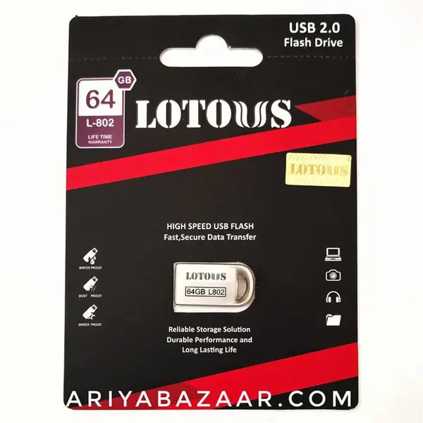 فلش مموری 64G لوتوس مدل L802 Lotous L802 Flash Memory USB 2.0 64GB