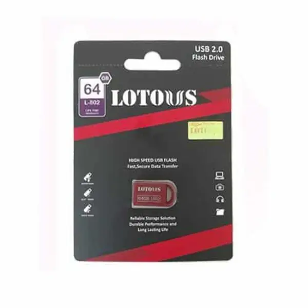 فلش مموری 64G لوتوس مدل L802 Lotous L802 Flash Memory USB 2.0 64GB