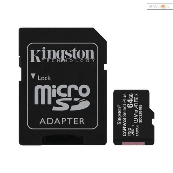 مموری کارت 64 گیگابایت Kingston مدل Canvas Select Plus
