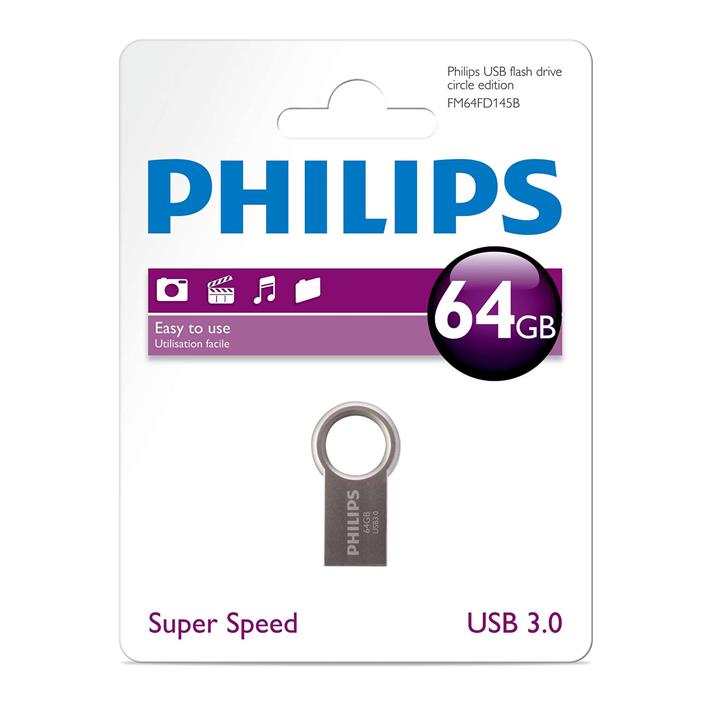 فلش مموری فیلیپس مدل سیرکل با ظرفیت 64 گیگابایت PHILIPS Circle USB 3.0 Flash Memory- 64GB