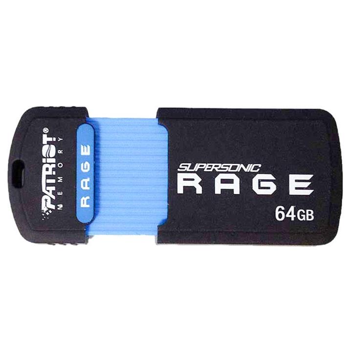 فلش 64گیگابایت ریج  پاتریوت مدل Supersonic Rage XT Patriot Supersonic Rage XT 64 USB 3.0 Flash Memory