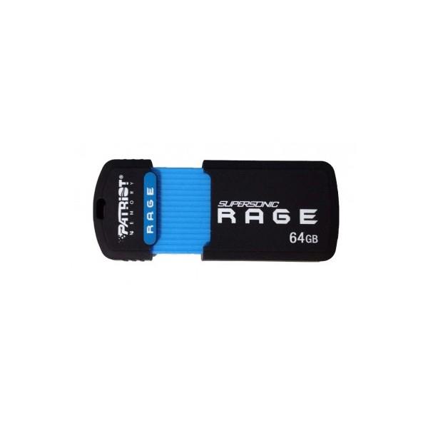 فلش 64گیگابایت ریج  پاتریوت مدل Supersonic Rage XT Patriot Supersonic Rage XT 64 USB 3.0 Flash Memory