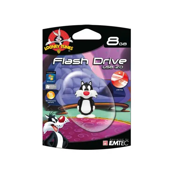 فلش مموری ام تک سیلوستر با ظرفیت 8 گیگابایت Emtec Sylvester USB2.0 Flash Memory 8GB