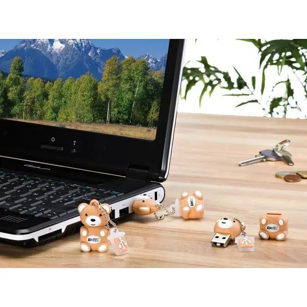 فلش مموری عروسکی 8 گیگابایت Emtec Teddy M311 - 8GB امتک Emtec Teddy M311 - 8GB