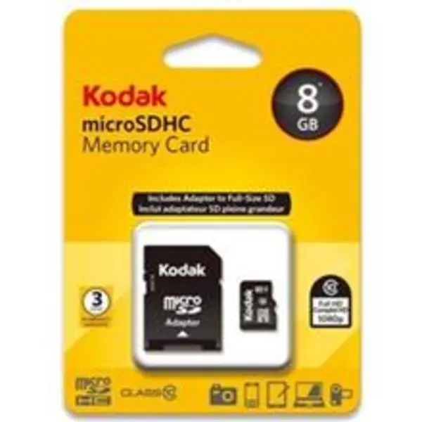 کارت حافظه کداک با ظرفیت 8 گیگابایت Kodak UHS-I U1 MicroSDHC 8GB