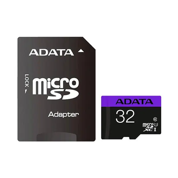 کارت حافظه ای دیتا مدل ADATA Premier microSDXC Card UHS-I Class 10 A1 V10 32GB 80MB/s
