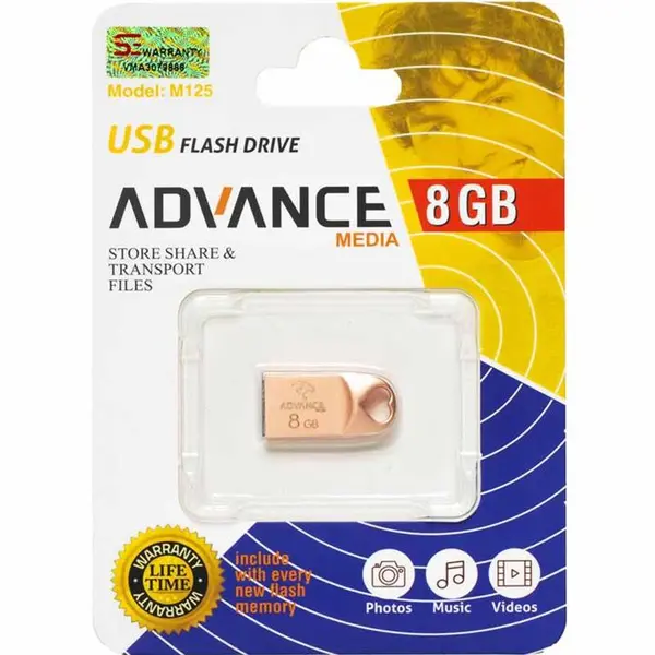 فلش مموری ادونس مدل Advance M125 ظرفیت 16 گیگابایت کد 4812