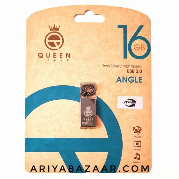 فلش مموری کوئین تک مدل ANGLE ظرفیت 16 گیگابایت Queen tech ANGLE Flash Memory 16GB - 4