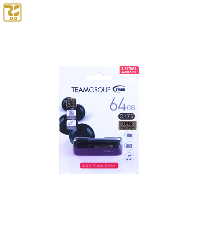 فلش مموری تیم گروپ مدل C175 USB3.2 ظرفیت 64 گیگابایت Team Group C175 USB 3.2 64GB Flash Memor