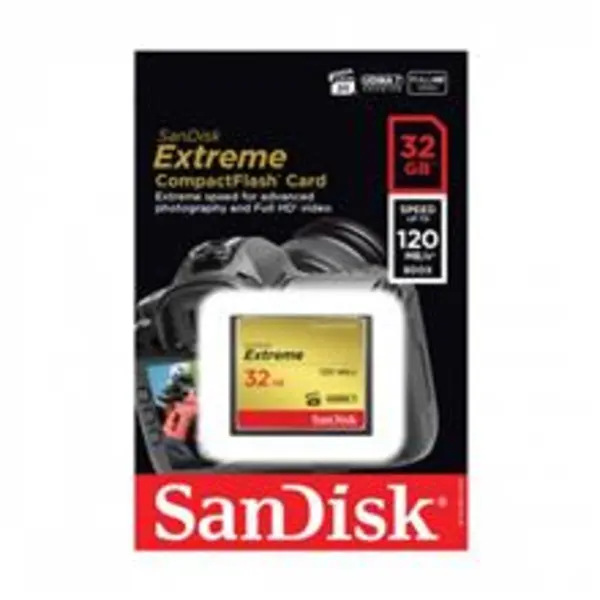 کارت حافظه و رم مموری CF سندیسک SanDisk ظرفیت 32GB سرعت 120MB/s CF 32 800X 120mb/s - 5