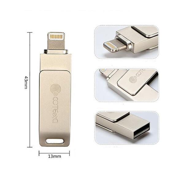 فلش مموری با رابط لایتنینگ مدل COTEetCI iUSB Flash Drive ظرفیت 32GB