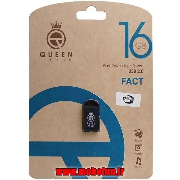 فلش مموری کوئین تک مدل FACT ظرفیت 16 گیگابایت Queen tech Fact Flash Memory 16GB - 3