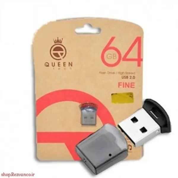 فلش مموری کوئین تِک مدل FINE ظرفیت 64 گیگابات Queen Tech 64g Fine - 4