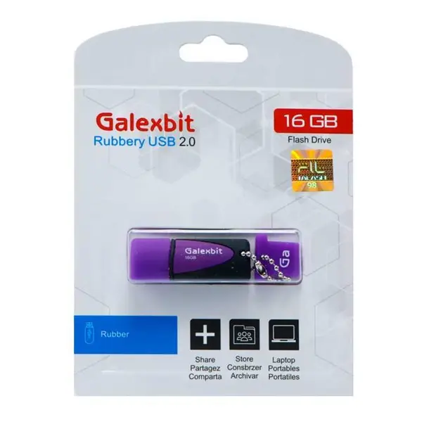 فلش ۱۶ گیگ گلکسبیت Galexbit Rubbery - 4