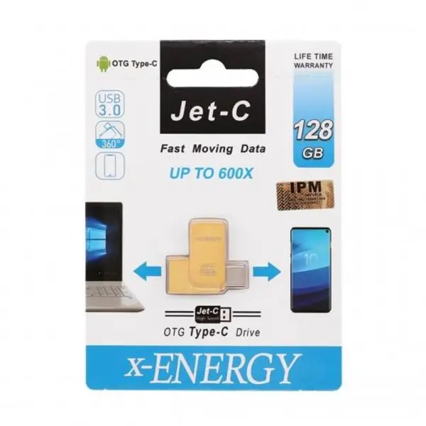 فلش مموری ایکس-انرژی مدل JET-C ظرفیت 128 گیگابایت x-Energy JET-C Flash Memory 128GB - 3