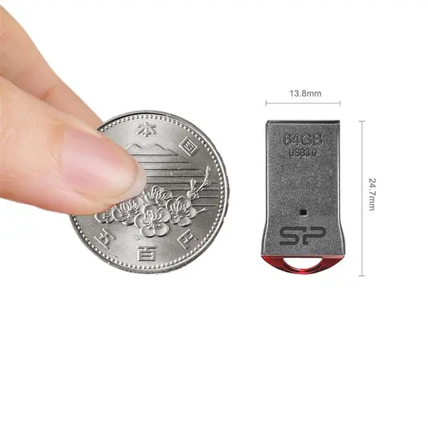 فلش مموری سیلیکون پاور مدل Jewel J01 ظرفیت 64 گیگابایت Silicon Power Jewel J01 Flash Memory - 64GB - 4