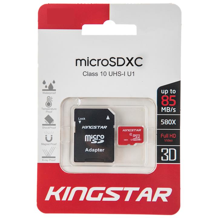 Kingstar UHS-I U1 Class 10 85MBps microSDHC With Adapter 64GB Kingstar UHS-I U1 Class 10 85MBps microSDXC With Adapter 64GB