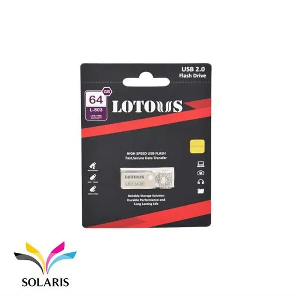 فلش مموری لوتوس مدل L803 ظرفیت 64 گیگابایت Lotous L803 Flash Memory USB 2.0 64GB - 5
