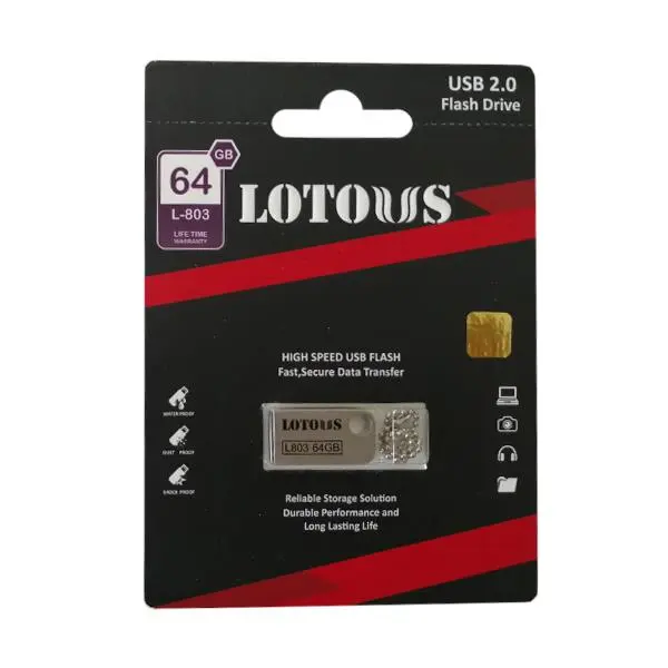 فلش مموری لوتوس مدل L803 ظرفیت 64 گیگابایت Lotous L803 Flash Memory USB 2.0 64GB - 2