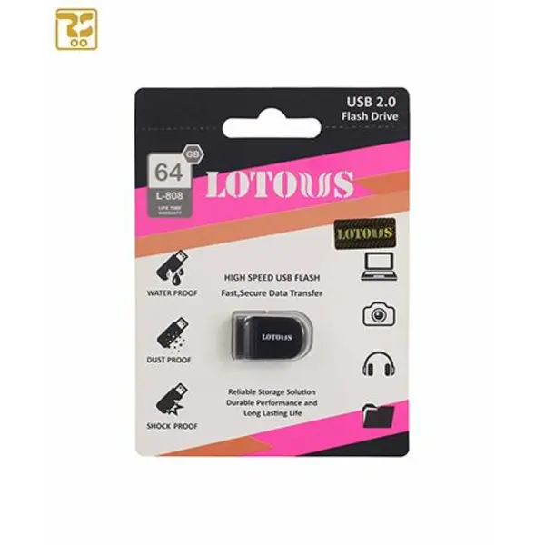فلش مموری لوتوس مدل L808 ظرفیت 64 گیگابایت Lotous L808 Flash Memory USB 2.0 64GB