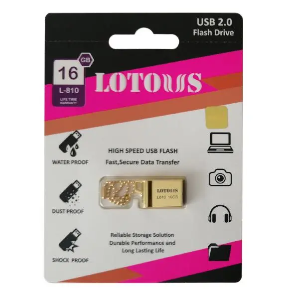 فلش مموری لوتوس مدل L810 ظرفیت 16 گیگابایت Lotous L810 Flash Memory USB 2.0 16GB - 2