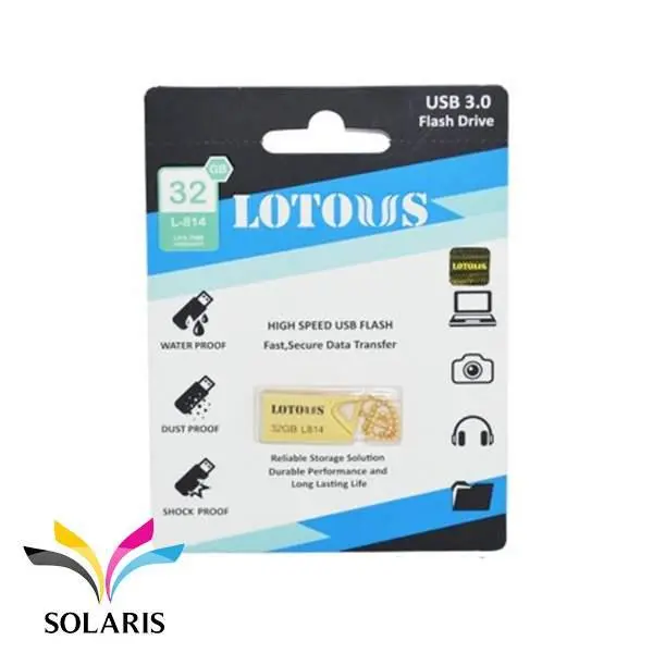 فلش مموری لوتوس مدل L814 ظرفیت 32 گیگابایت Lotous L814 Flash Memory USB 3.0 32GB