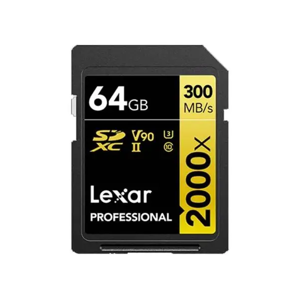 کارت حافظه لکسار Lexar 64GB Professional 2000x UHS-II SDHC