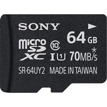 کارت حافظه (مموری کارت) microSD سونی 64 گیگابایت کلاس 10  Sony microSD Memory Card UHS-I Class 10 - SR64UY2A - 64GB