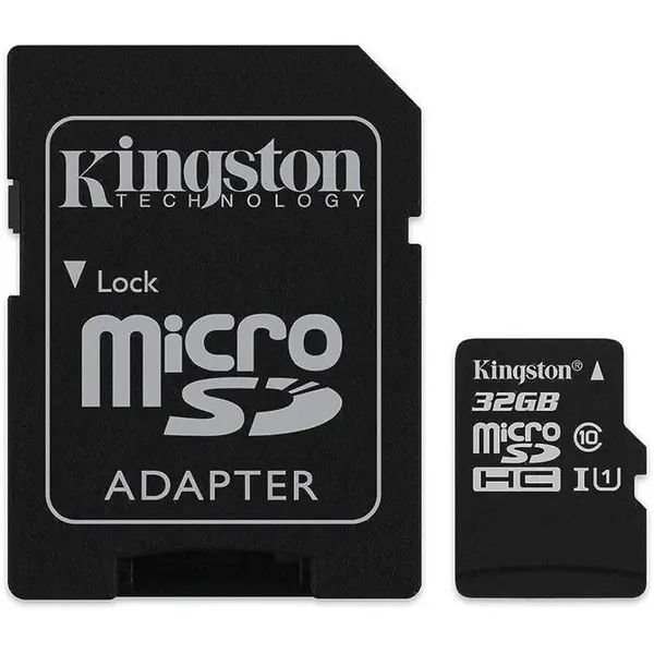 کارت حافظه micro SD کینگستون مدل Canvas Select Plus با سرعت 100MBps ظرفیت 32 گیگابایت به همراه آداپتور SD